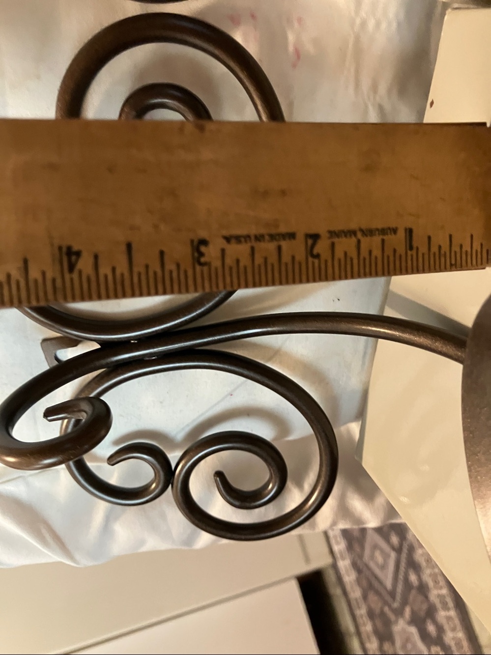 New. Set of 2. Partylite pewter look hanging Viking sconces about 5” high n 8” - Picture 8 of 12